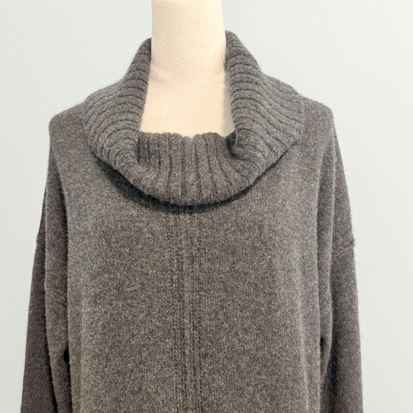 Sundance SONJA CASHMERE DRESS charcoal Size XL - Picture 2 of 9